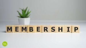 Blocks that spell out Membership